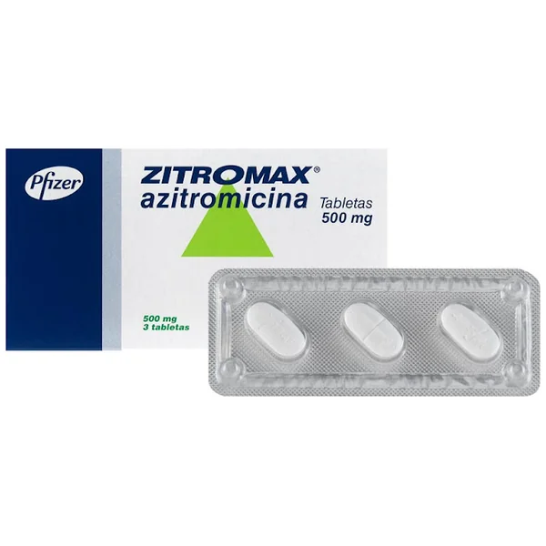 Zitromax Tabletas 500Mg Caja X 3