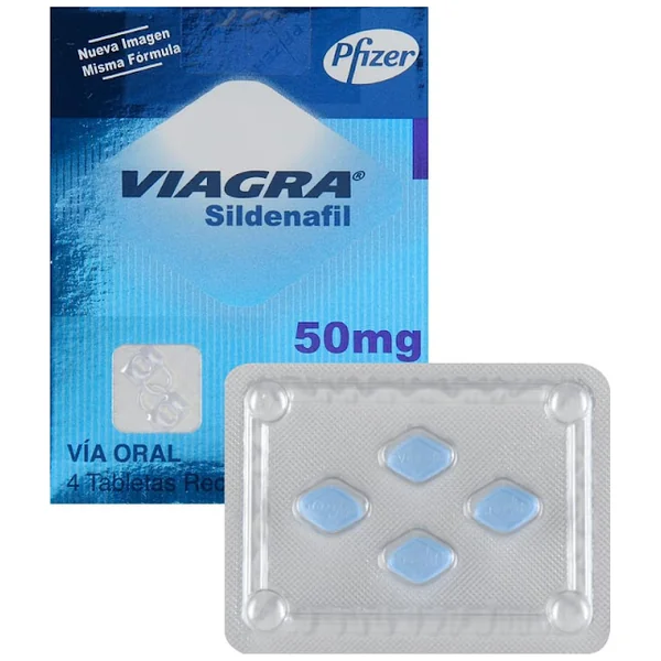 Viagra Sildenafil 50 Mg Pfizer Caja X 4 Tabletas