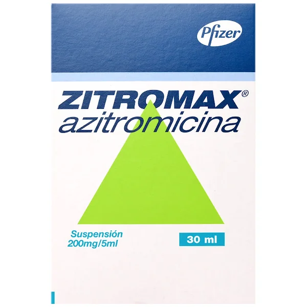 Zitromax Azitromicina 200Mg/5ml Pfizer Frasco X 30 Ml