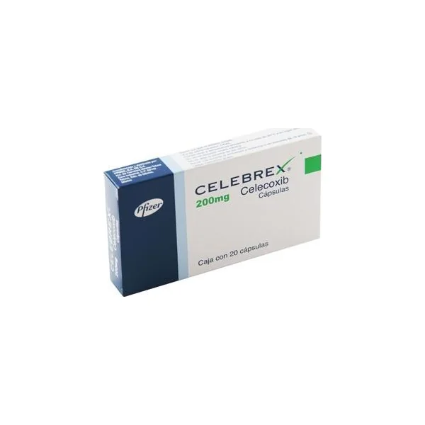 Celebrex Celecoxib 200 Mg Pfizer Caja X 20 Cápsulas