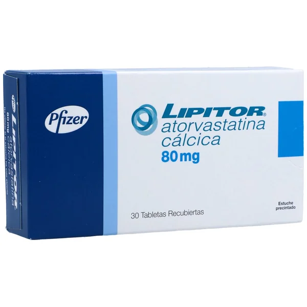 Lipitor Atorvastatina 80 Mg X 30 Tabl