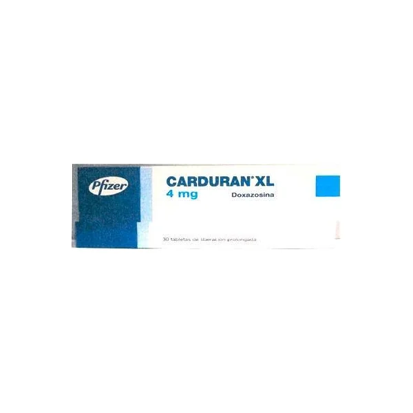 Carduran XL Doxazosina 4 Mg Caja X 30 Tabletas