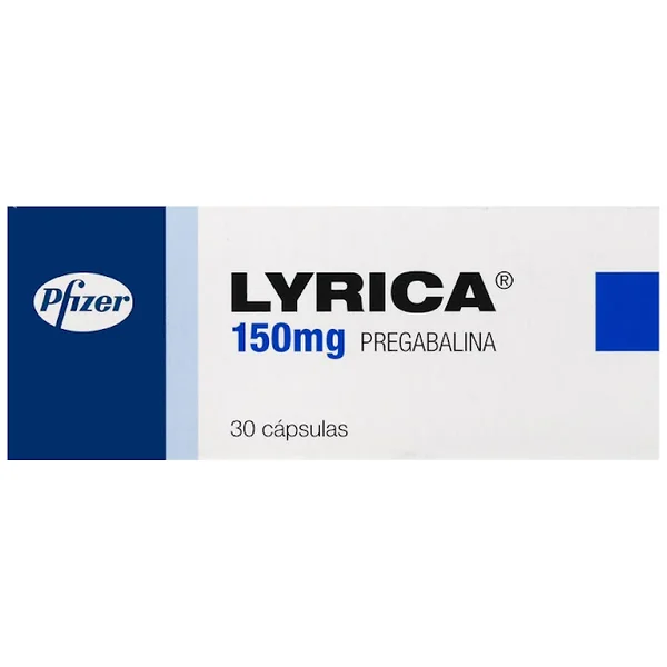 Lyrica Pregabalina 150 Mg Pfizer Caja X 30 Cápsulas