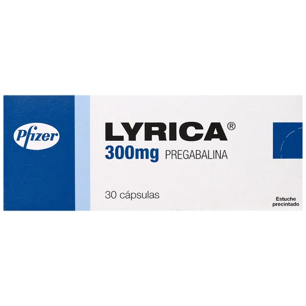 Lyrica Pregabalina 300 Mg Pfizer Caja X 30 Cápsulas
