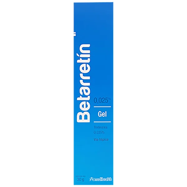 Betarretín Gel 0.025% Tubo X 30 Gr
