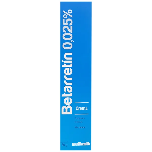 Betarretin 0,025% Crema Tubo X 30 Gr