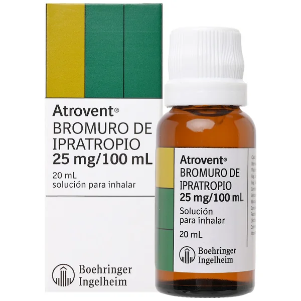 Atrovent Solución Para Inhalar 0,03% Frasco X 20mL