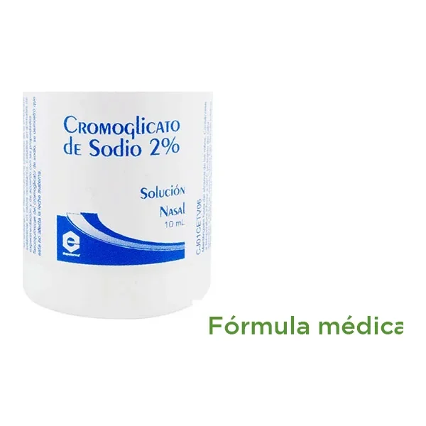 Sodio Cromoglicato 20Mg/Ml(2%) Solucion Nasal Expofarma Frasco X 10Ml