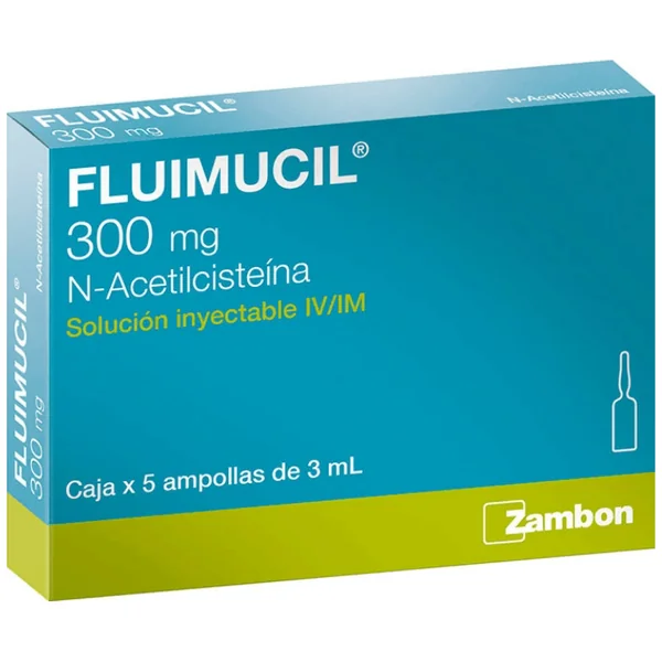 Fluimucil Ampollas 300 MG X 3ML