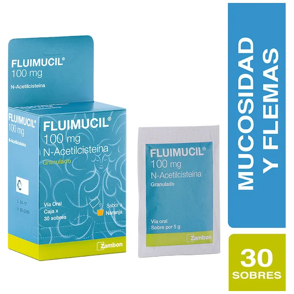 Fluimucil Granulado 100Mg Sobre Individual X 1