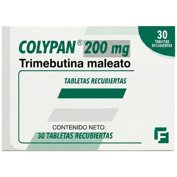 Colypan Trimebutina 200 Mg Farmacol Caja X 30 Tabletas