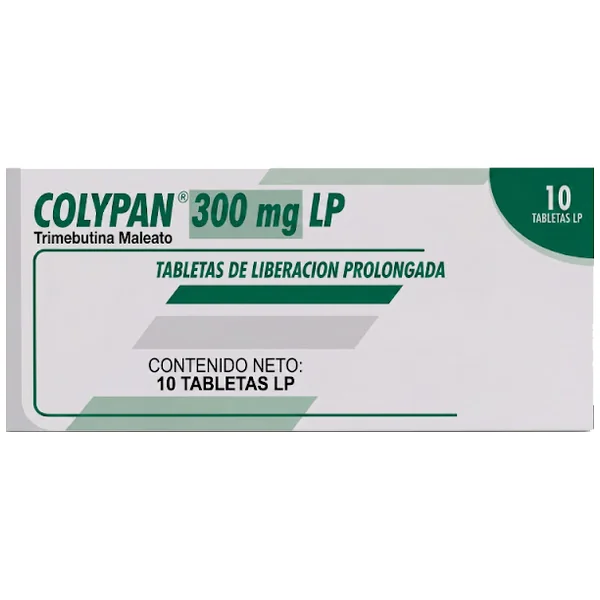 Colypan Trimebutina 300 Mg LP Lafrancol Caja X 10 Tabletas