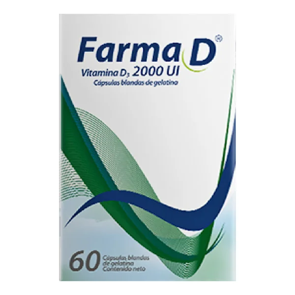 FARMA D VITAMINA D3 2000UI 60 CAP