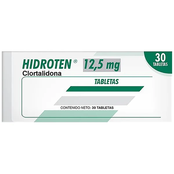 Hidroten Clortalidona 12.5 Mg Farmacol Caja X 30 Tabletas