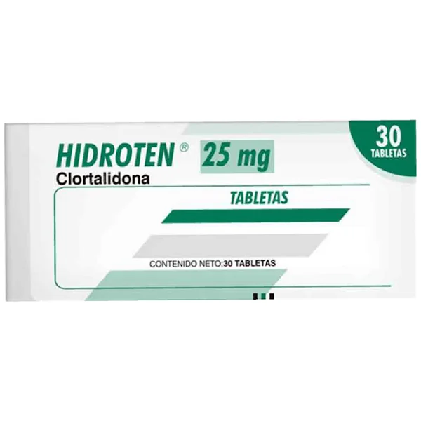 Hidroten Clortalidona 25 Mg Farmacol Caja X 30 Tabletas