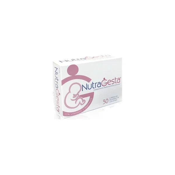 NutraGesta Complemento Multivitamínico Prenatal Caja X 30 Cápsulas