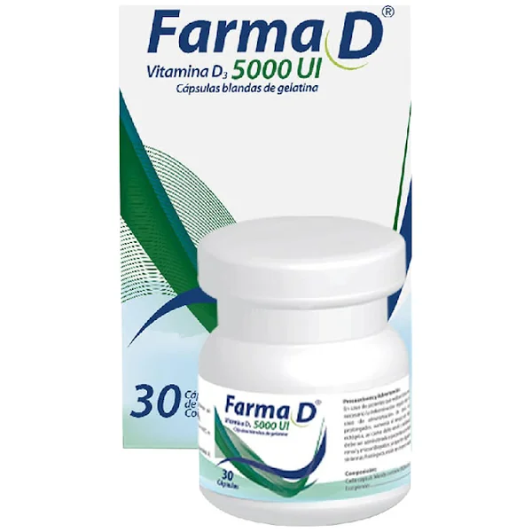 FARMA D VITAMINA D3 5000UI 30 CAP