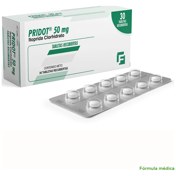 Pridot Itopride Clorhidrato 50 Mg X 30 Tabl