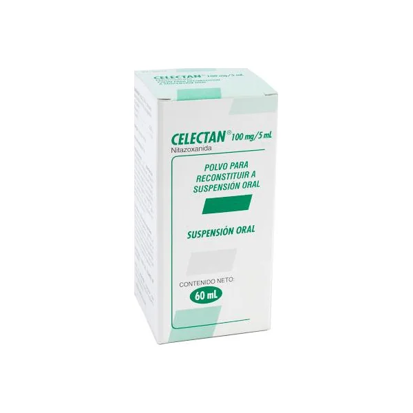 Celectan Nitazoxanida 100Mg/5ml Farmacol Frasco X 60 Ml