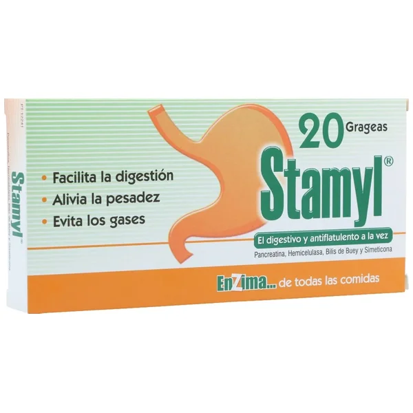 Stamyl 175Mg+50Mg+40Mg+25Mg Caja X 20 Grageas