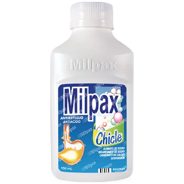 Milpax Children Chicle Bicarbonato De Sodio + Alginato Farmacol Frasco X 150 Ml