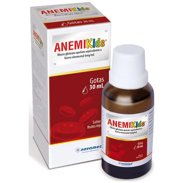 Anemikids Hierro 6 Mg Novamed Gotas Frasco X 30 Ml