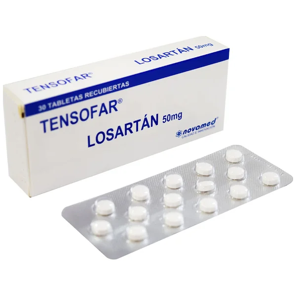Tensofar Losartán 50 Mg Novamed Caja X 30 Tabletas