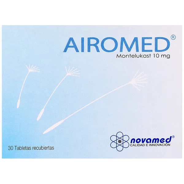 Airomed Montelukast 10 Mg Novamed Caja X 30 Tabletas