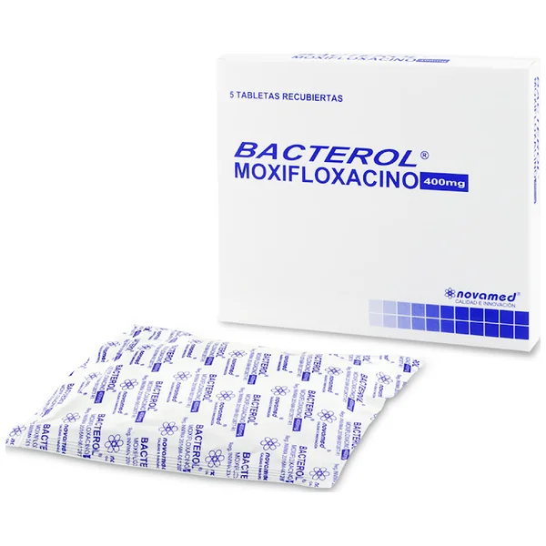Bacterol Moxifloxacino 400 Mg Novamed Caja X 5 Tabletas