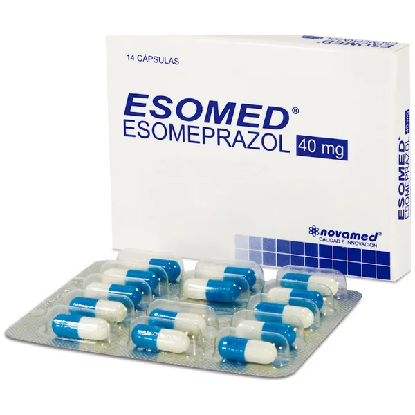 Esomed 40Mg Cápsulas Caja x14Cap. Novamed Esomeprazol                 