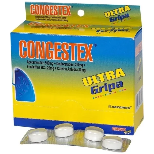 Congestex Ultra Tabletas Blister X 4 Tabletas