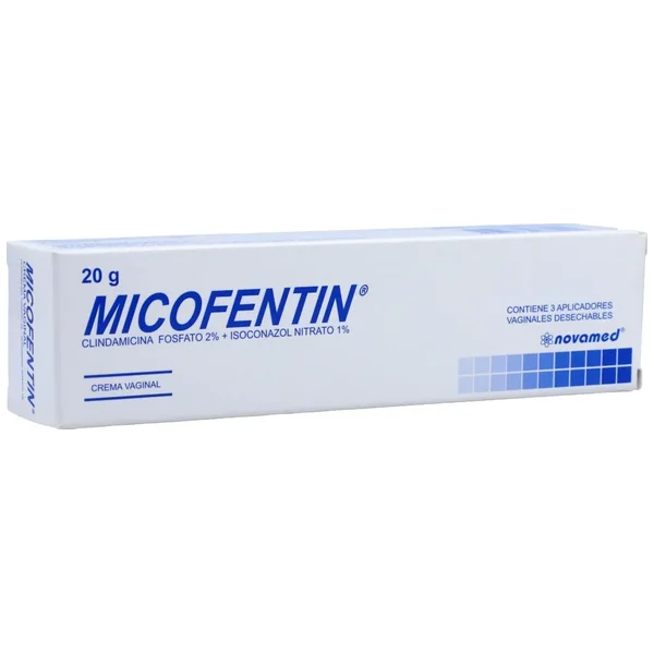 Micofentin Aplicadores Vaginal 2%+1% Tubo X 20 Gr Crema Vaginal
