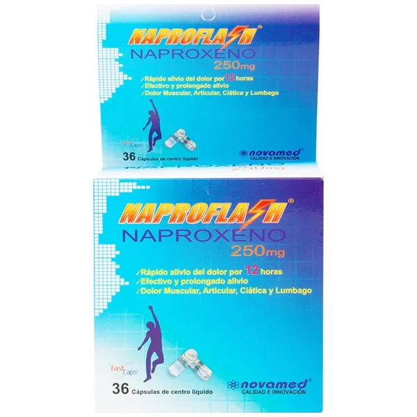 Naproflash Capsulasula Blister X 4 Capsulas