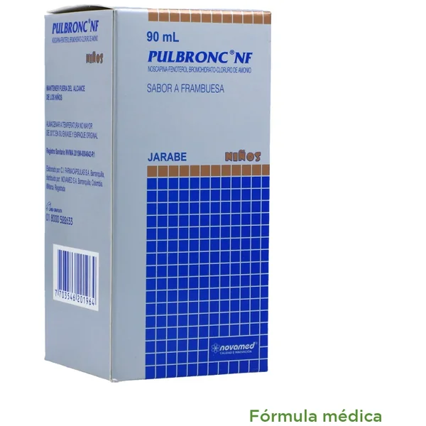 Pulbronc Nf Niños Jarabe Frambuesa Frasco X 90Ml