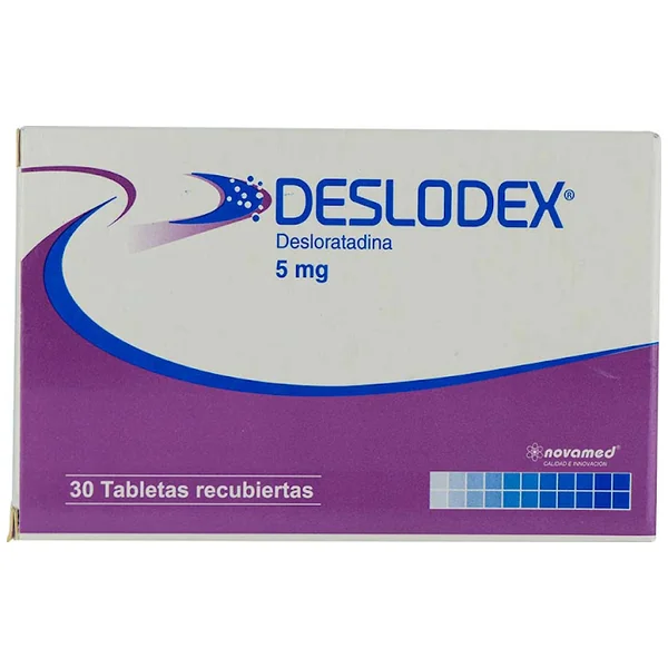 Deslodex Desloratadina 5Mg Novamed Caja X 30 Tabletas