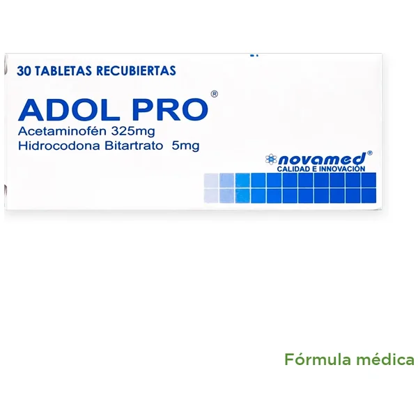 Adol Pro (325+5)Mg Tabletas Recubiertas Caja X 30