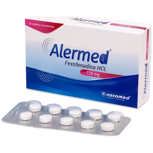 Alermed Fexofenadina 120Mg Novamed Caja X 10 Tabletas