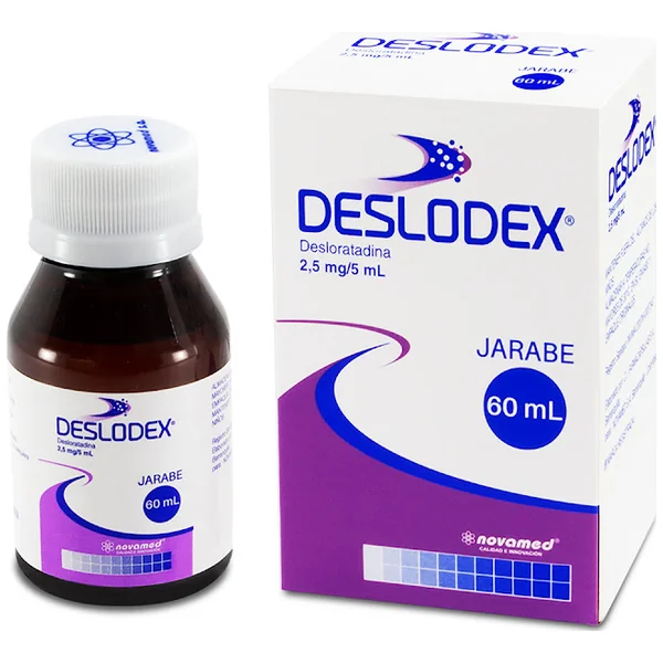 Deslodex Desloratadina 2.5Mg/5ml Novamed Jarabe Frasco X 60 Ml