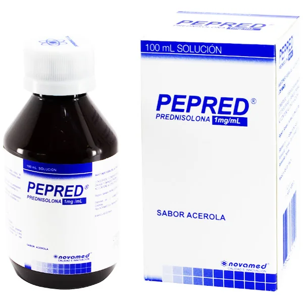 Pepred Prednisolona 1Mg/ml Novamed Frasco X 100 Ml