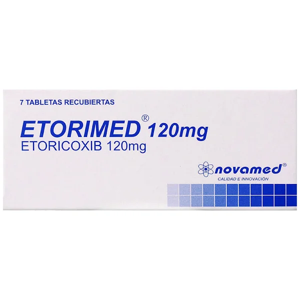 Etorimed Etoricoxib 120 Mg Novamed Caja X 7 Tabletas