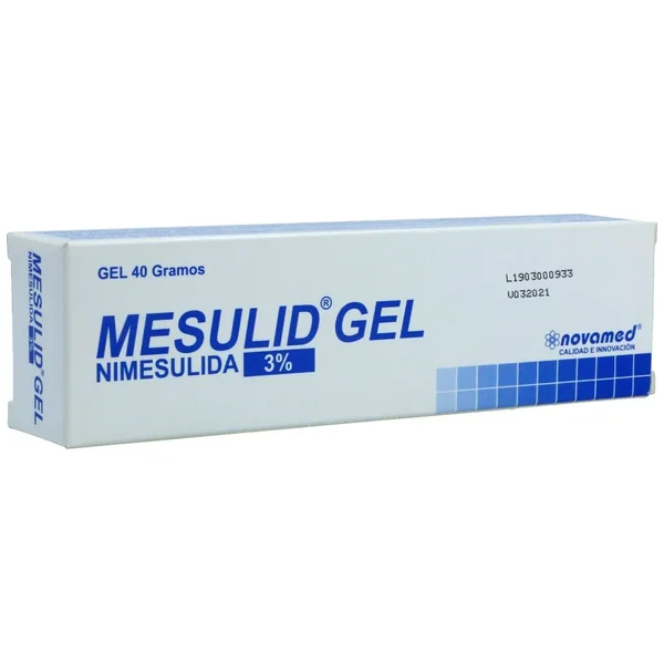 Mesulid 3% Gel Tópico Tubo X 40 Gr