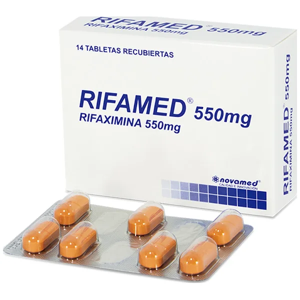 Rifamed Rifaximina 550Mg Novamed X 14 Tabletas