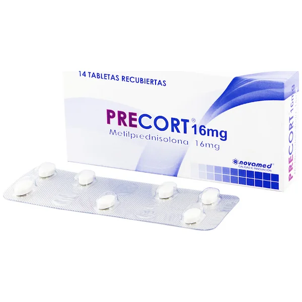 Precort Metilprednisolona 16 Mg Novamed Caja X 14 Tabletas
