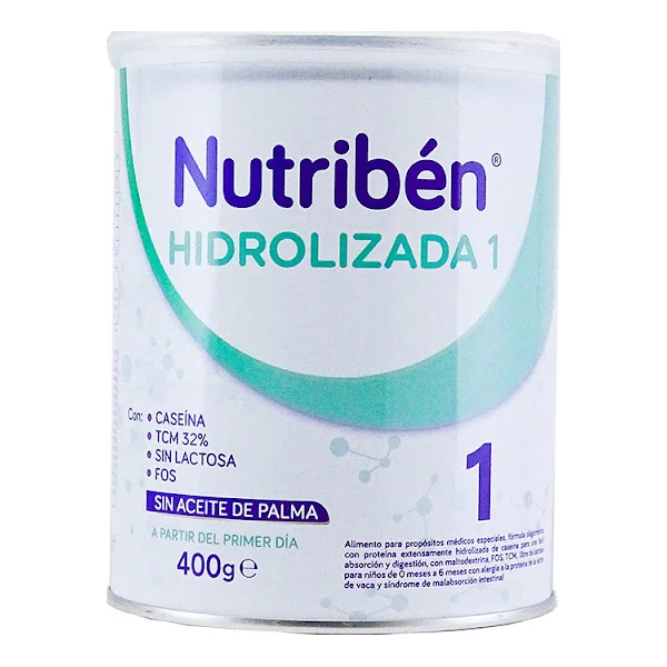 Fórmula Infantil Nutribén Hidrolizada Láctea 1 X 400 Gr