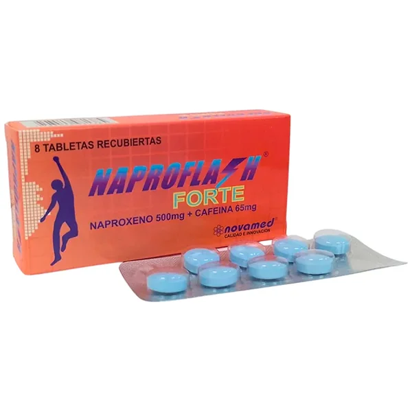 NAPROFLASH FORTE 500MG/65MG 8 TABS