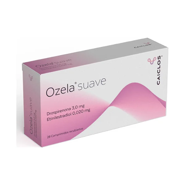 Ozela Suave Caja X28 Comp Drospirenona 3.0 Mg + Etinilestradiol 0,020 Mg Caiclos