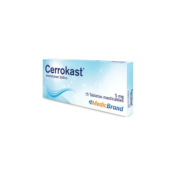 Cerrokast 5 MG Caja X 15 Tabs