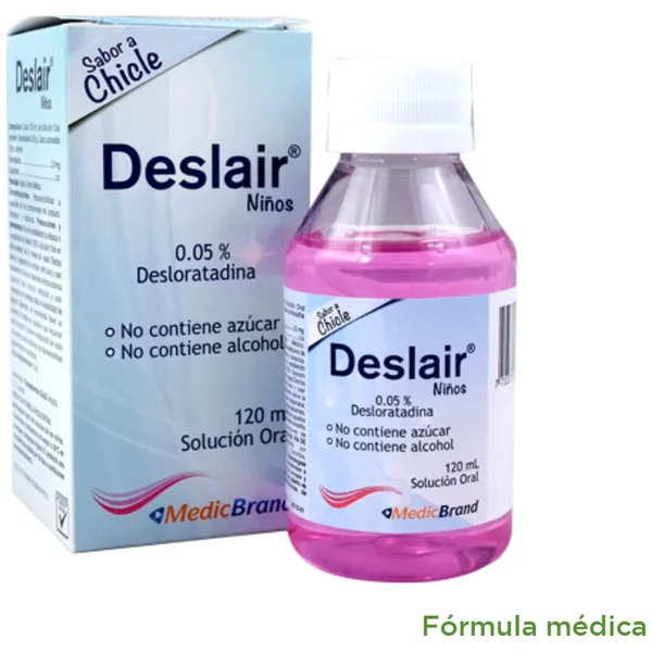 Deslair 2.5Mg/5Ml(0.05%) Jarabe Frasco X 120Ml
