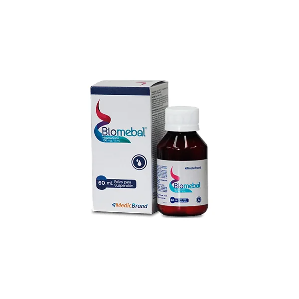 BIOMEBAL 100 MG/5ML POLVO SUSP.60 ML COA