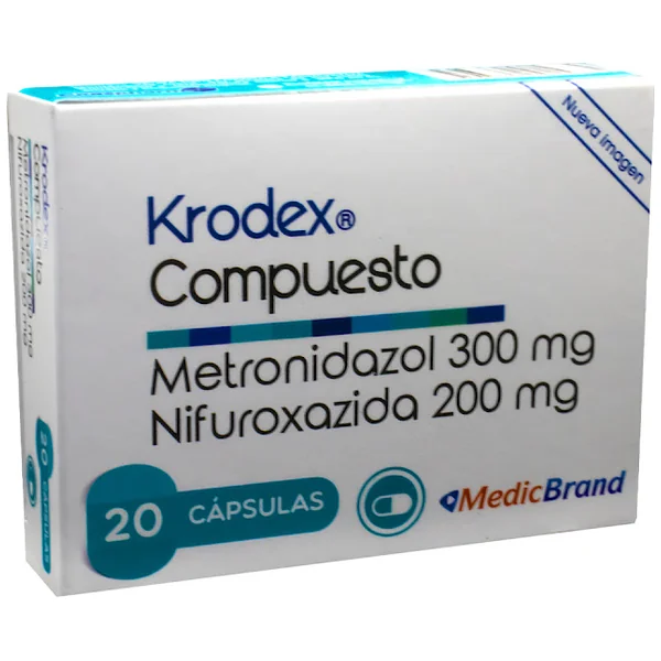 Krodex Compuesto (300+200)Mg Cápsulas Caja X 20